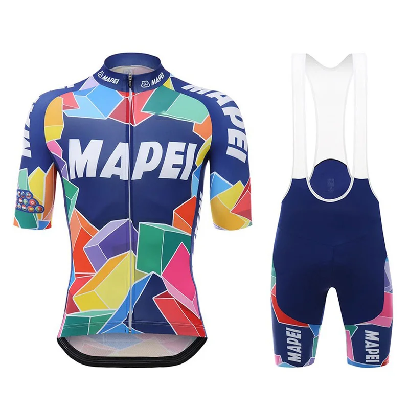 MAPEI велосипедной команды трикотаж и велотрусы Набор Ропа де Ciclismo Hombre велосипед