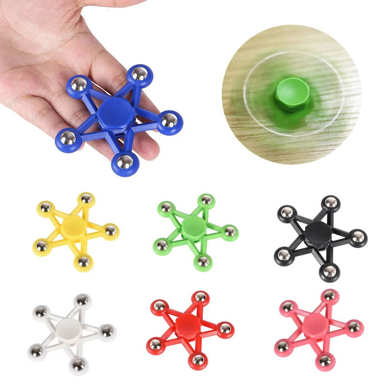 

2017 Hand Spinner Five-pointed Star Fidget Spinner Balanced Rotation EDC Decompression Toys