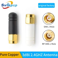 High Gain SMA& RP-SMA Male 3dBi 2.4ghz Antenna Router Booster Hidden Bluetooth Antennas 2.4g Module WIFI Antenna External Aerial