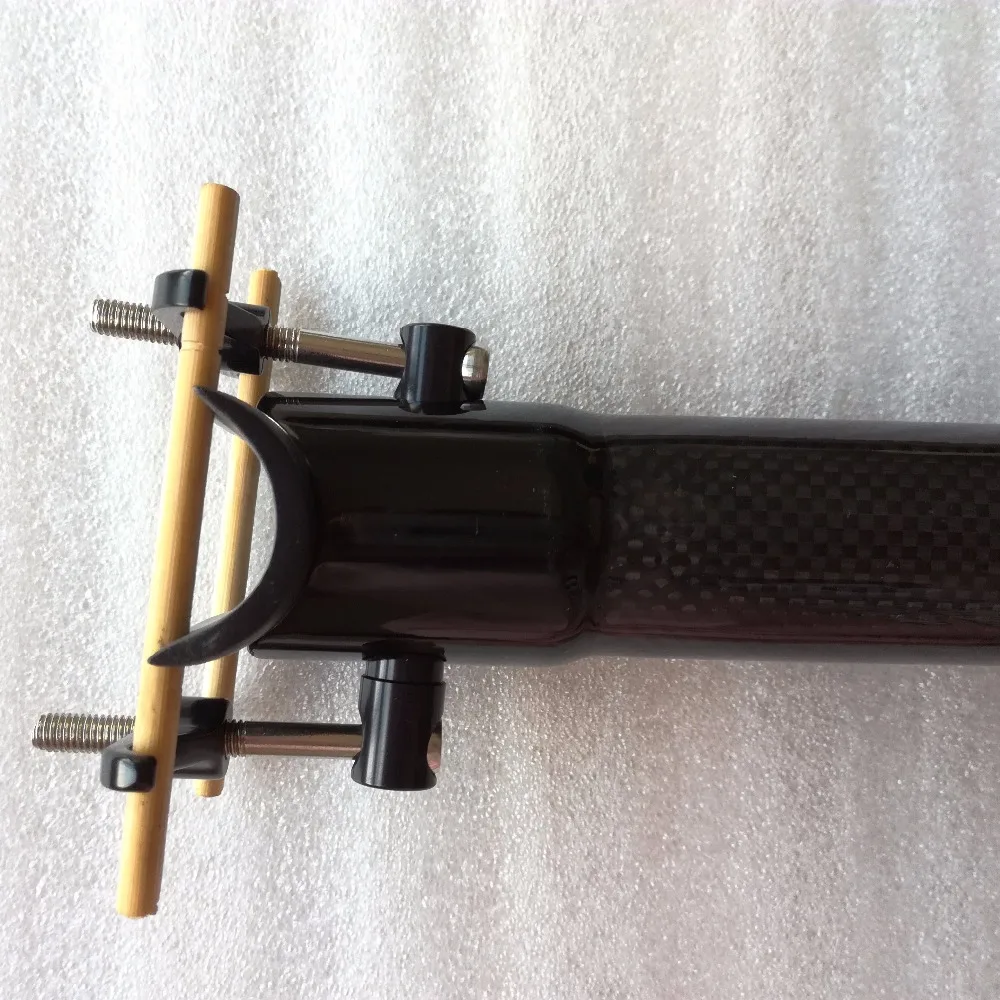 3k Glossy / Matte Cheap Bicycle Parts 31.6mm / 34.9mm Bicycle Seat Post