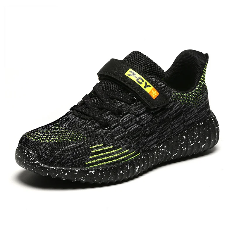 Online Zapatillas de deporte transpirables de primavera para niños, zapatillas de correr para niño de marca de moda, cómodas zapatillas suaves para niños, tamaño 28 39