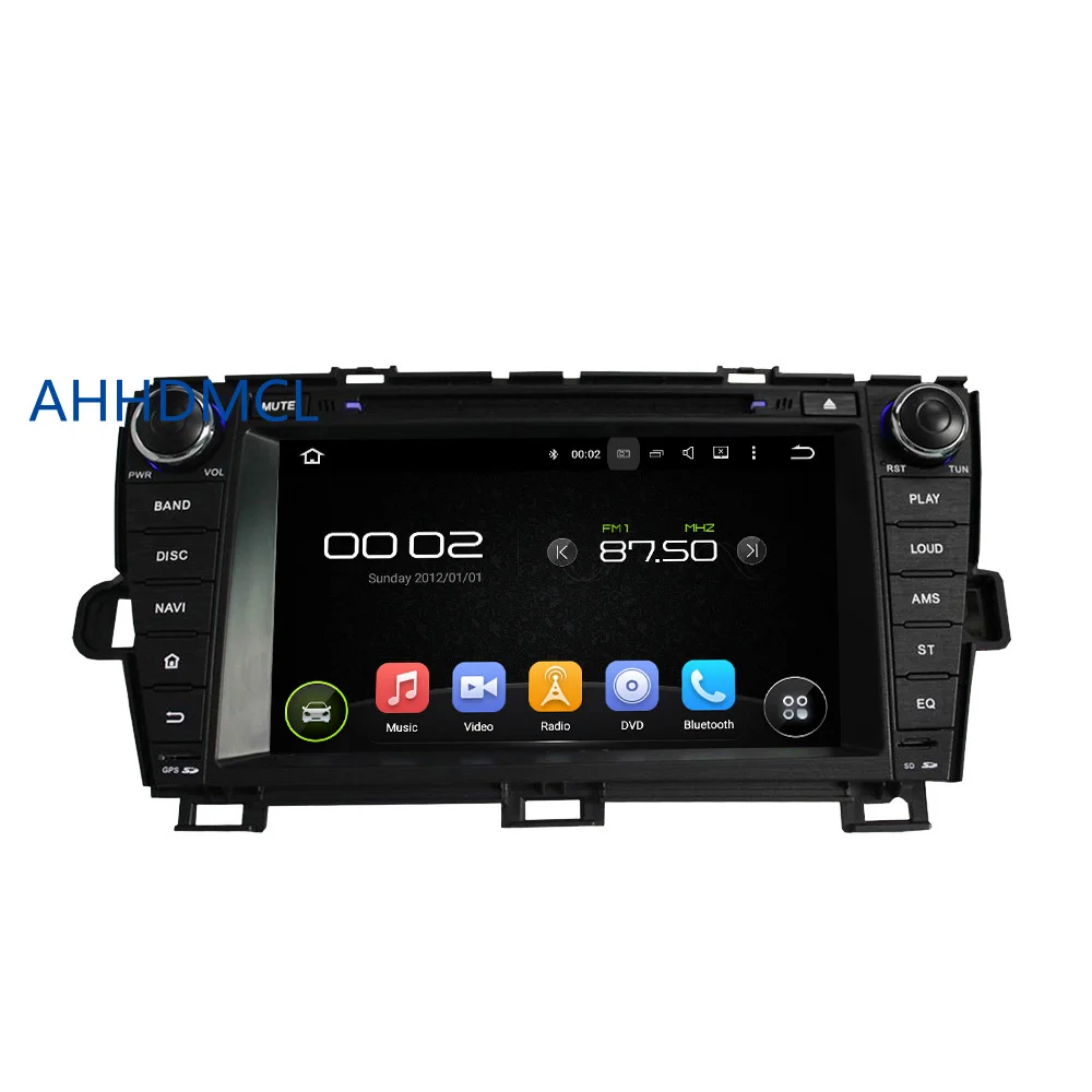 Excellent Car Multimedia Player Stereo Audio Radio DVD Player Android 8.1.0 GPS For Toyota Prius Left Hand Drive 2009 2010 2011 2012 2013 0