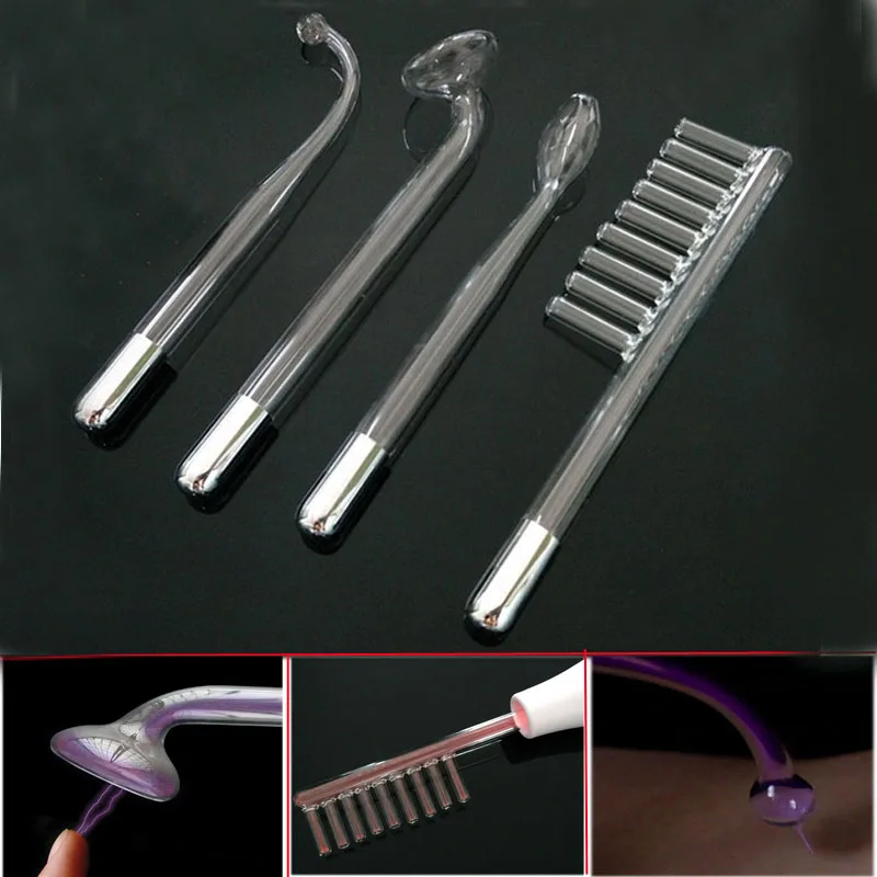 Electric Shock Sex Toys Accessories Neon Wand Mushroom / 90degree