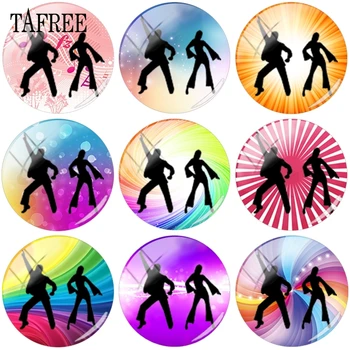 

TAFREE Fashion Dancer Waltz 12mm 15mm 20mm Glass Cabochon Dome Cover Cameo Pendants Settings DIY Beads