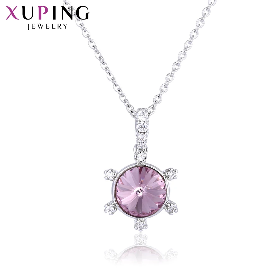 

Xuping Literary Styles Necklace Exquisite Flower Shape Crystals from Swarovski Cheap Promotion Jewelry for Women S140.6-44341