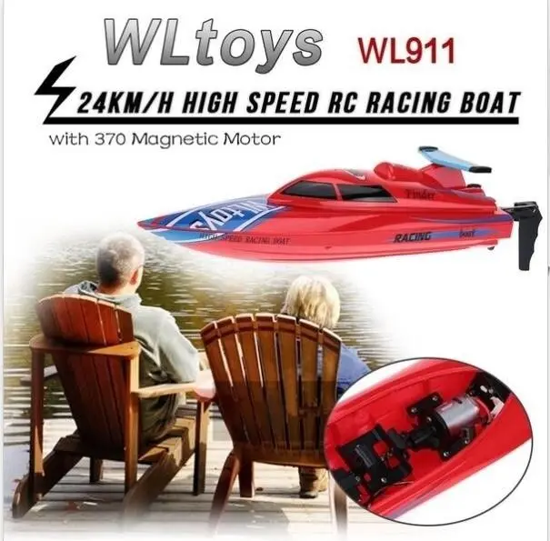 RC Boat WL911 2.4G Radio Control RC Speed Racing Boat PK UDI 001 Wl912 FT007 Remote Control RC Boats