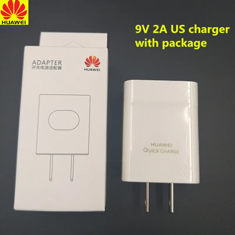 huawei 9 В 2A EU US UK Usb быстрое дорожное настенное зарядное устройство Быстрая Зарядка адаптер для Honor 8X Max v20 P9 Plus mate 9 mate 8