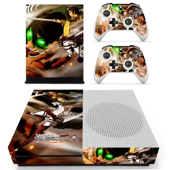 

Attack On Titan Skin Sticker Decal For Microsoft Xbox One S Console and Controllers Skin Sticker for Xbox One Slim Vinyl