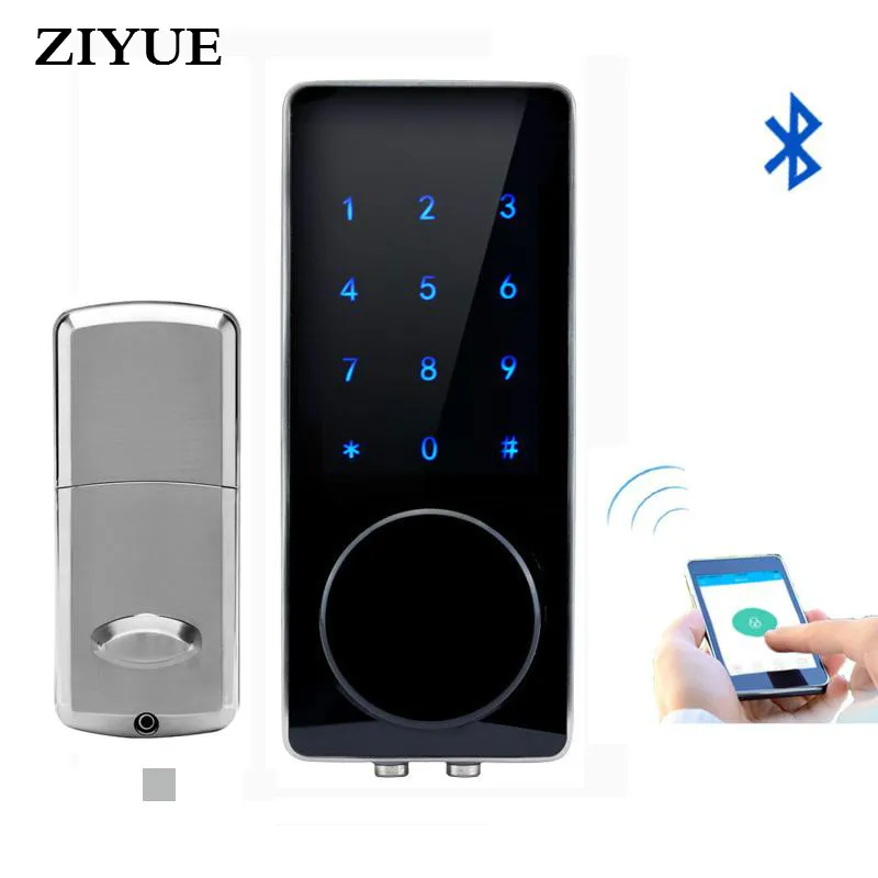 

Smartphone Bluetooth Padlock Bluetooth Smart Electronic Door Lock App, Code, Deadbolt For Hotel And Apartment