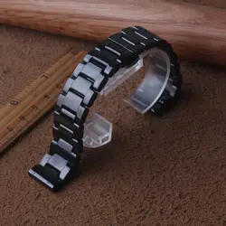 Из чистой керамики браслет ремешок для часов 16 мм 18 мм 20 мм 22 мм полированные часы ремешок для часов черные часы Ремни Аксессуары не