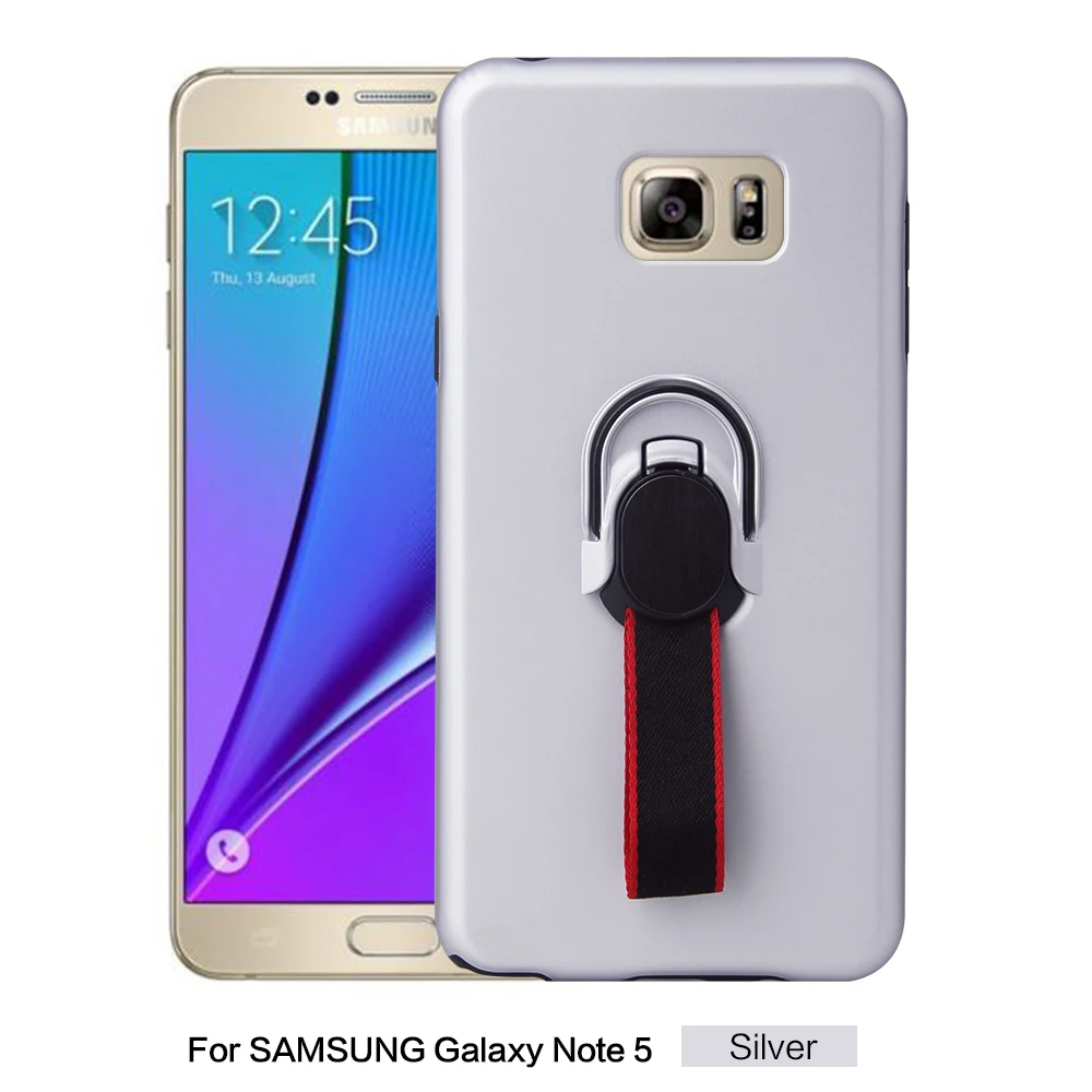 Для samsung Galaxy Note 5 Note5 N920 N920C N920g N9200 N920i SM-N920 SM-N920C SM-N920g 2 в 1 Гибридный Невидимый Кольцо стенд случае