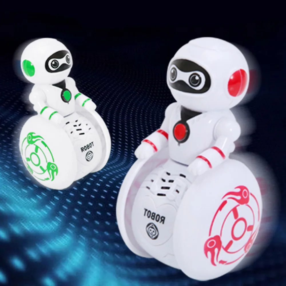 

Electronic Control Light Robot Toys Funny Smart Intelligent Tumbler Induction Robot Toys with Music Sounds Light Children Gifts