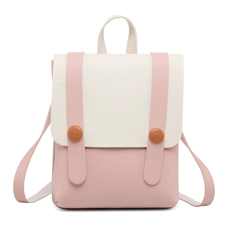 

Children's Backpack Women Small Shoulder Hand bags Female Back pack 2019 Simple Fashion Multi-Function Mini Bag for Little Girls