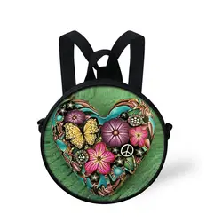 Forudesigns/Новые модные печати Mochila школьные сумки для детского сада школьные сумки для девочки Рождество подарок сердце сумки для детей