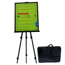 MAICCA Soccer Coach Board with holder carry bag Magnetic Tactical plate tripod super big book set Football Coaching