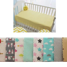 Простыни для новорожденных, детская простыня из хлопка для младенцев, детская простыня для маленьких мальчиков и девочек, простыня с рисунком, большой размер, 150*90 см, постельные принадлежности