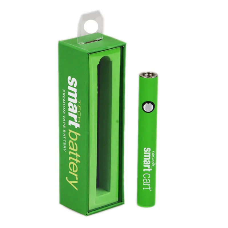 5 шт./лот Smart cart батарея CBD 380 мАч 510 Thread предварительного нагрева для Dank vape