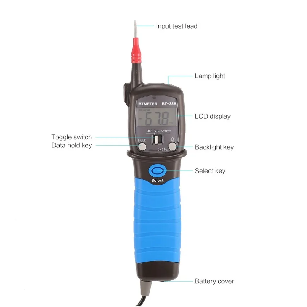 BTMETER BT 38B ручка тестера Напряжения Бесконтактный вольт профессиональные цифровые