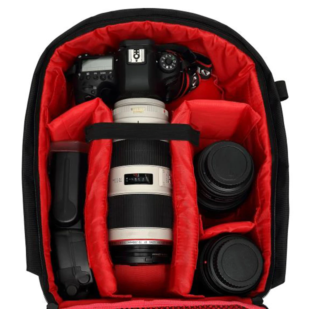 Andoer Camera Backpack DSLR Waterproof Scratchproof Bag Photo Video