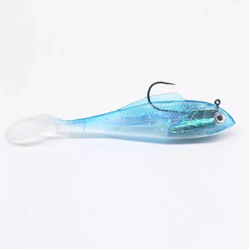 1 قطعة لينة سيليكون السحر 11g 17g 30g Wobblers طعم سمك الرقصة الصيد السحر Softbaits الأسماك واحدة هوك الاصطناعي الطعم لوازم