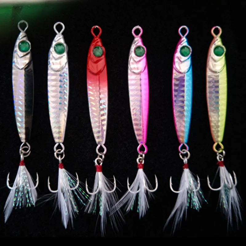 

Ufishing Japan Jigging Fishing Lure 1Pcs/Lot Small Lead Fish Bait 15g 20g 30g 40g Metal Jig New Spoon Lure