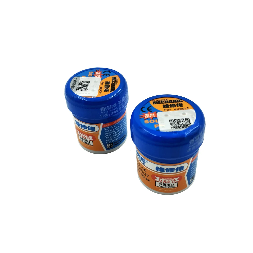 5pcs/lot XG-50 Solder Paste No-clean Sn63 Pb37 Flux 20-38 Microns 183 Celsius Melt Point XG50 Mechanic Solder Soldering Flux miller classic series welding helmet