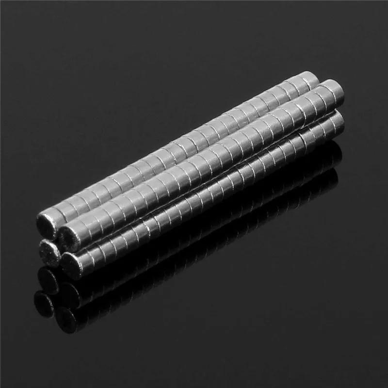 

100 Pieces 2mm Diameter x 1mm Thickness Rare Earth Neodymium Magnets N50 Permanent magnet Circular magnet