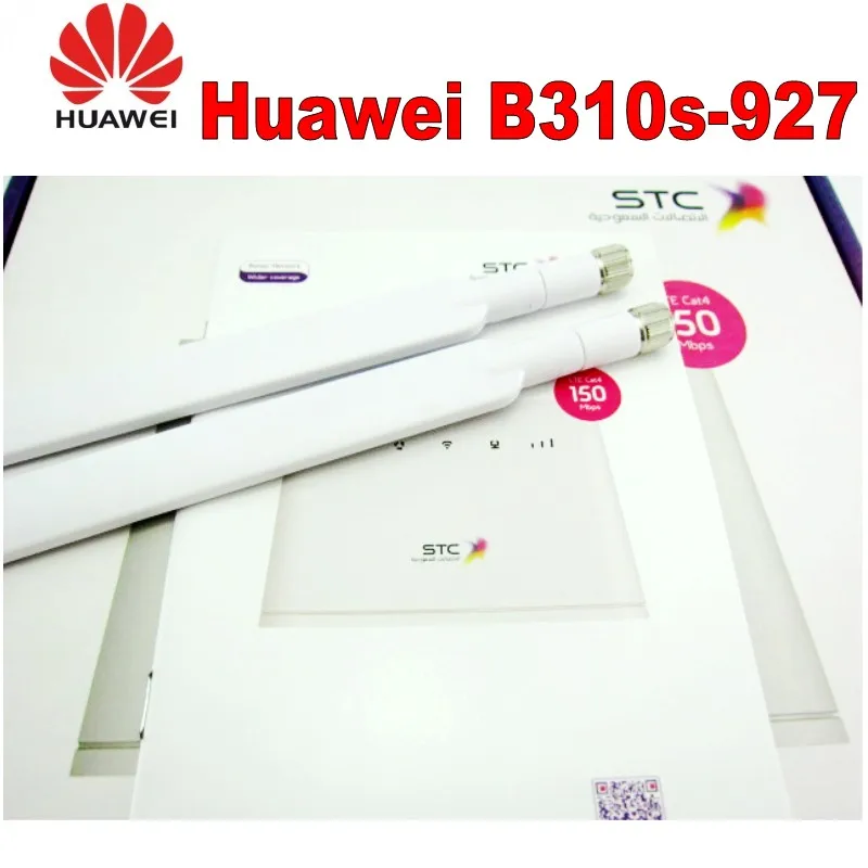 Huawei B310s-927 LTE CPE маршрутизатор плюс 2 шт антенна