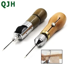 Herramienta de coser de cuero Awl herramienta de coser manual de bricolaje, herramienta de reparación de lona, herramienta de costura de borde de cuero