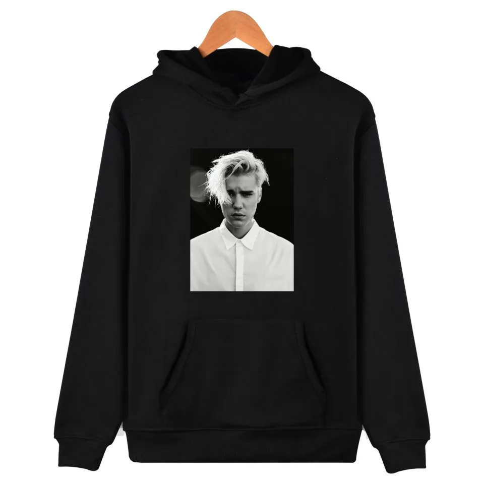 Justin Bieber Hoodies With Cap NewStyle Fashion Men/Women Clothing
Hooded Sweatshirt Unisex Kpop Hoodies Plus Size Justin Bieber