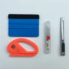 4 шт./лот, виниловая пленка, скребок для автомобиля, инструменты, наклейки для автомобиля, набор для установки, резак, нож для автомобиля, аксессуары для автомобиля