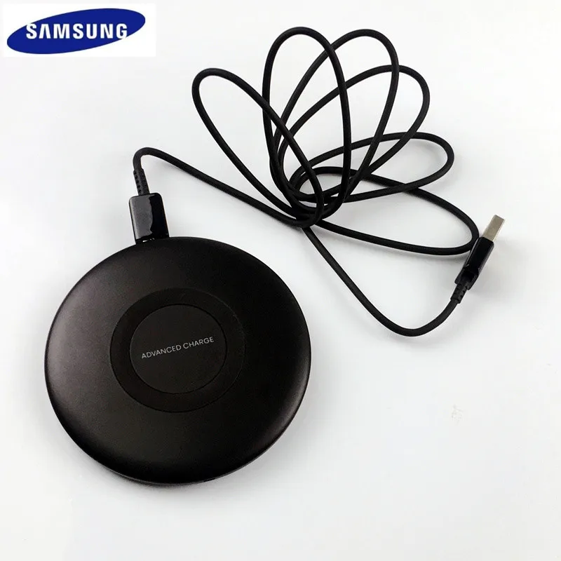 

100% original Samsung S10 Fast Wireless Charger EP-P1100 For Galaxy S9 S8 Plus S7 edge for iPhone 8 Plus X 10W Fast Charging Pad