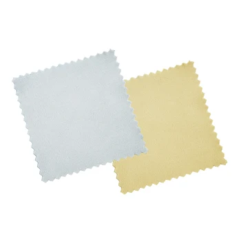 

Square Shape 8*8mm Blue and Yellow Velvet Rub Silver Cloth for Earring Ring Necklace Bracelet Jewelry 50pcs per lot