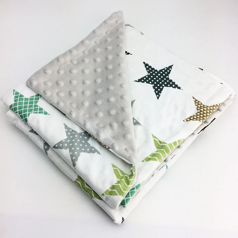 Minky Baby Blanket Flannel Fleece Animal Blanket Infant Swaddle Nap Receiving Stroller Wrap For Newborn Baby Bedding Blankets