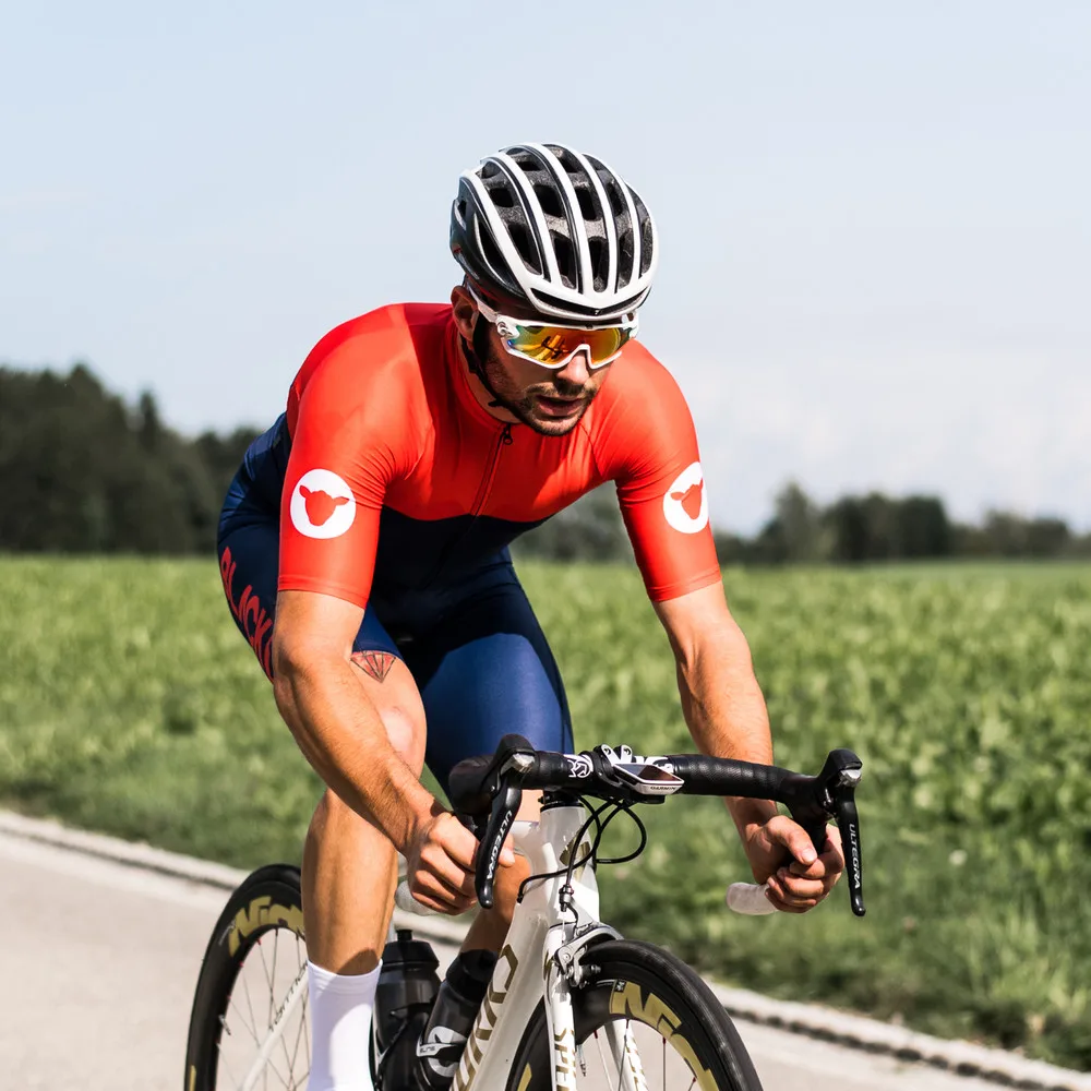 Racing club Race fit cycling jersey Pro team high quality Short sleeve