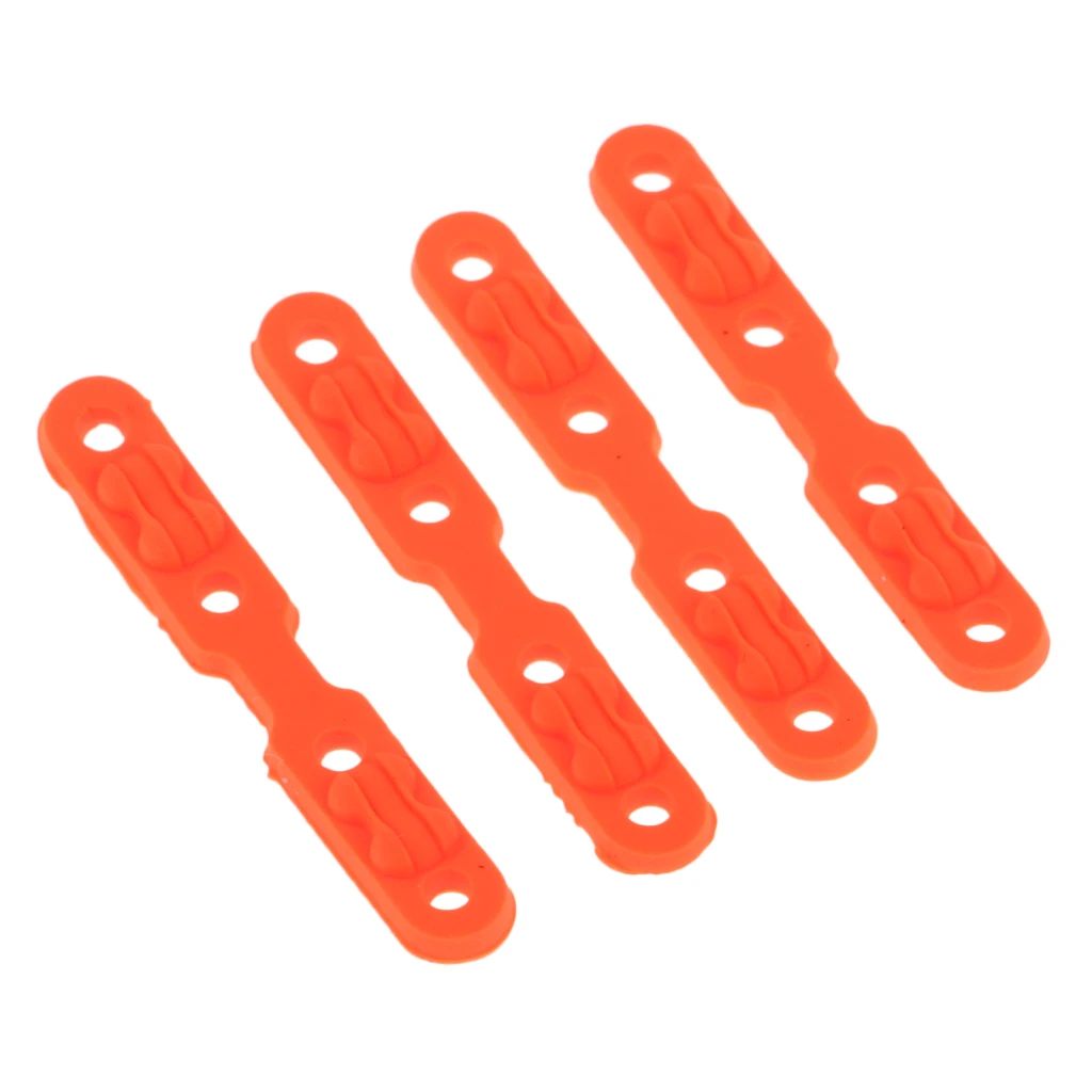 4pcs Soft Silicone Badminton Racket Grommets Eyelets Restringing Tube Accessory String Frame Guard
