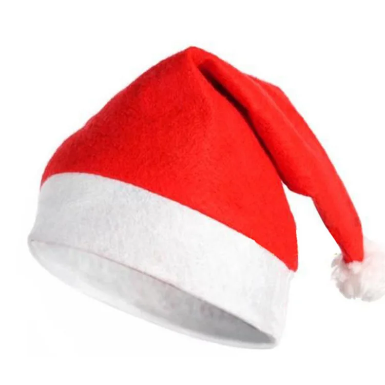 6 шт. рождественские украшения для взрослых детей Санта шляпа Санта красная шляпа Санта плоский головной убор