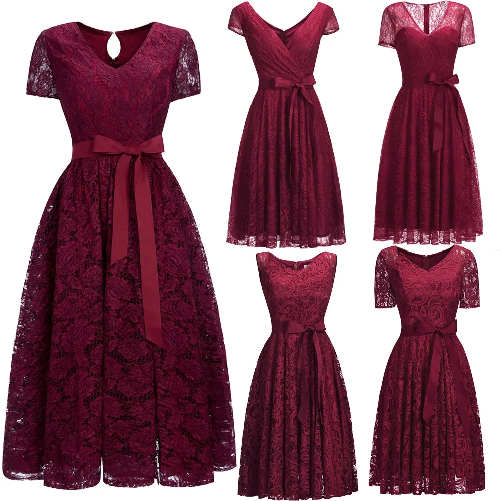 Vestido de festa curto сексуальные короткие коктейльные платья 2019 банкетные Красные