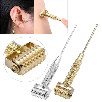 

Face Ear Acupuncture Points Detector Needle Roller Massage Ear Press Seeds Acupoint Plaster Ear Acupoints Spring Needle Massager