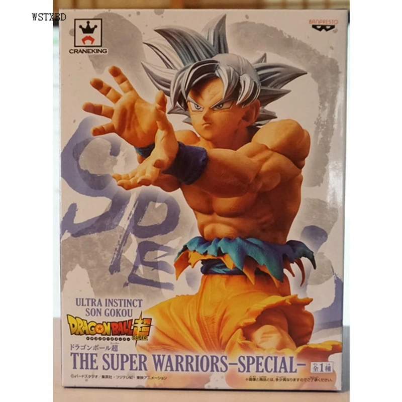 

WSTXBD BANPRESTO Dragon Ball Z DBZ DXF Goku UI Ultra Instinct PVC Figure Toys Figurals Model Dolls