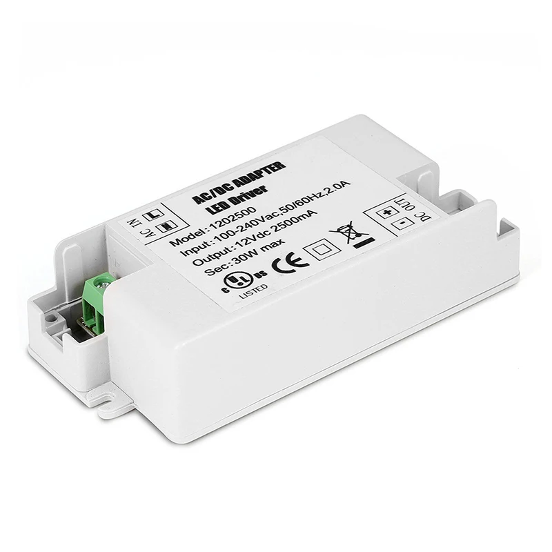 

30W LED Driver Transformer 240V AC to 12V DC for Strip G4 MR11 MR16 Bulb Light