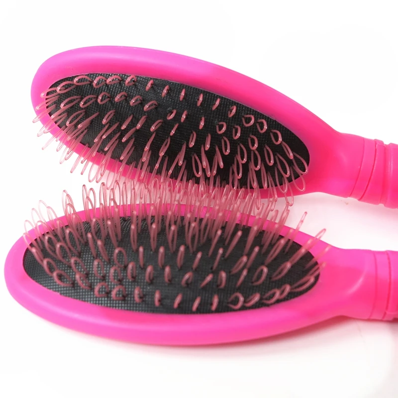 HARMONY 1 шт. черная или розовая расческа для волос с петлей для волос пластиковые дюпеля для парик Наращивание волос уход за волосами