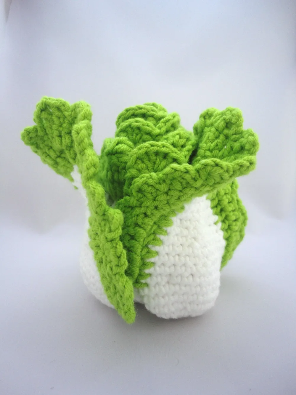Free shipping handmade Crochet vegetables Chinese cabbage baby Playfood