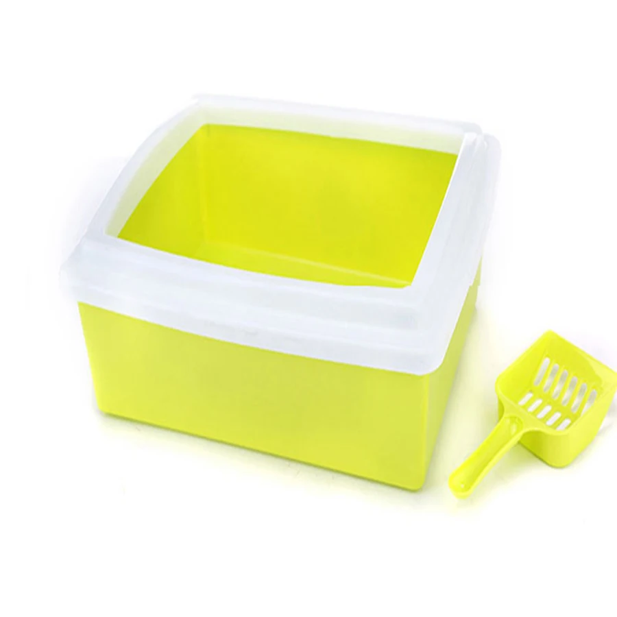 

Products Large Cat Litter Toilet Box Tray Shovel Plastic Cat House Basins Sand Scoop Hamster Caja Arena Gato Pet Toilets 80M0055