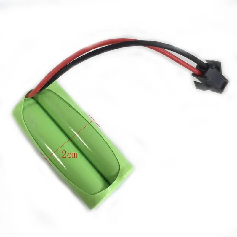 Прочный двухэтажный аккумулятор 7,2 V 800mAh 6x AAA Ni-MH RC для лодка с дистанционным управлением, автомобильные игрушки с зажимом