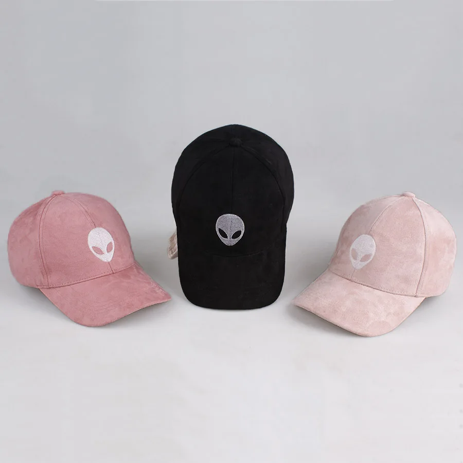 

Drop Shipping ! Aliens Outstar Saucer Space E.T UFO Fans Black Fabric Baseball Cap Hat for Kid Children Teenage Adult Men Women