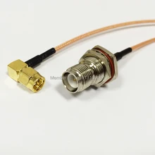 Câble de Connexion Modem SMA mâle, connecteur RG316 à Angle droit vers Jack femelle RP-TNC, adaptateur Pigtail 15CM 6 pouces
