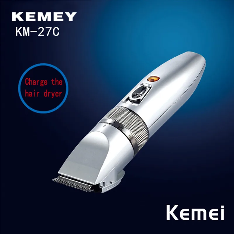 

KM-27C Electric Hair Clipper Trimmer Rechargeable Shaver Razor Cordless Adjustable Clipper Profession Hair Care Styling