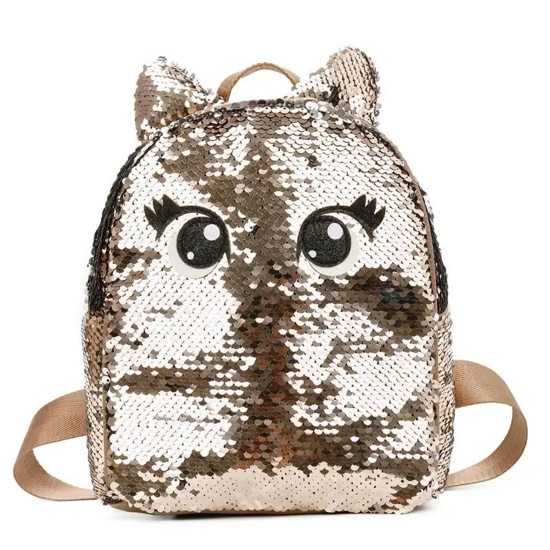 

Cute Eyes Print Small Backpacks Preppy Women Sequins Female Sequins Bling Backpacks Shoulder Zipper School Bags Mochila Feminina