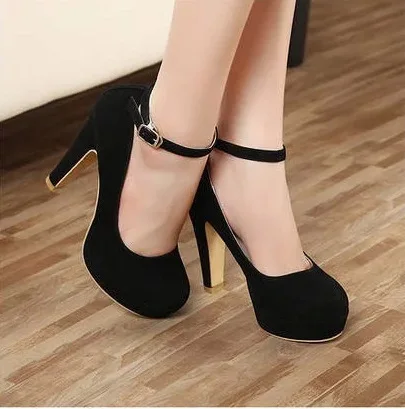 

2018 Spring Autumn Women Pumps Zapatos Mujer Wedding Shoes Woman Ladies Buckle Strap Gladiator High Heels Womens Shoes